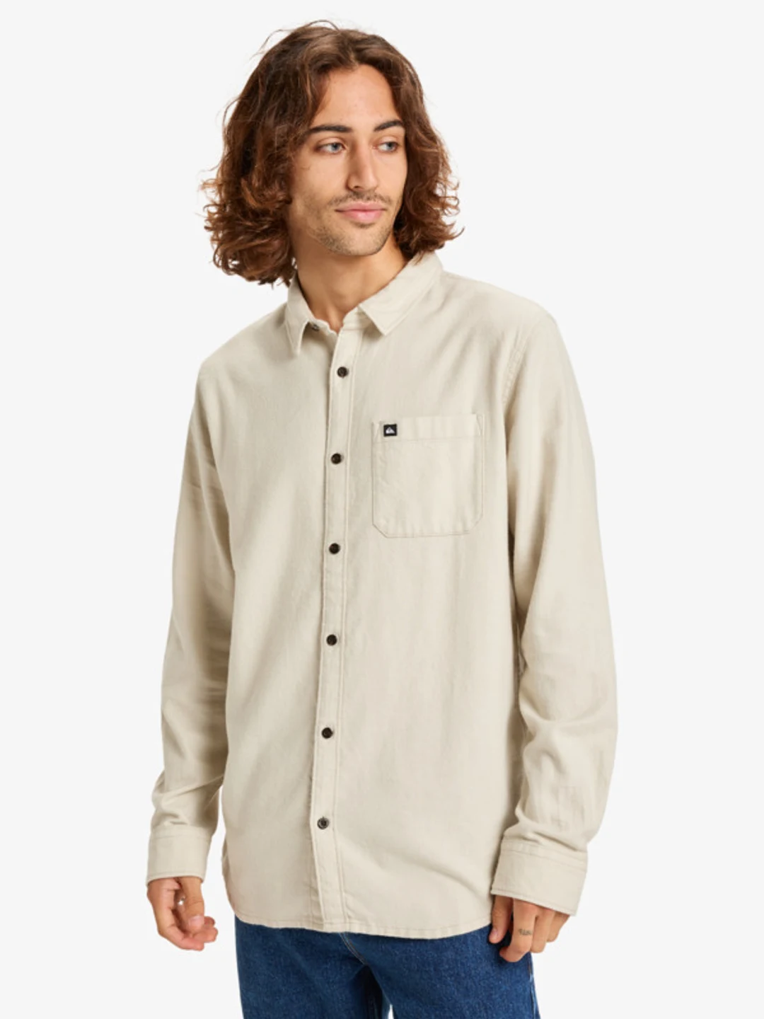 Motherfly Solid - Chemise manches longues pour Homme Gris