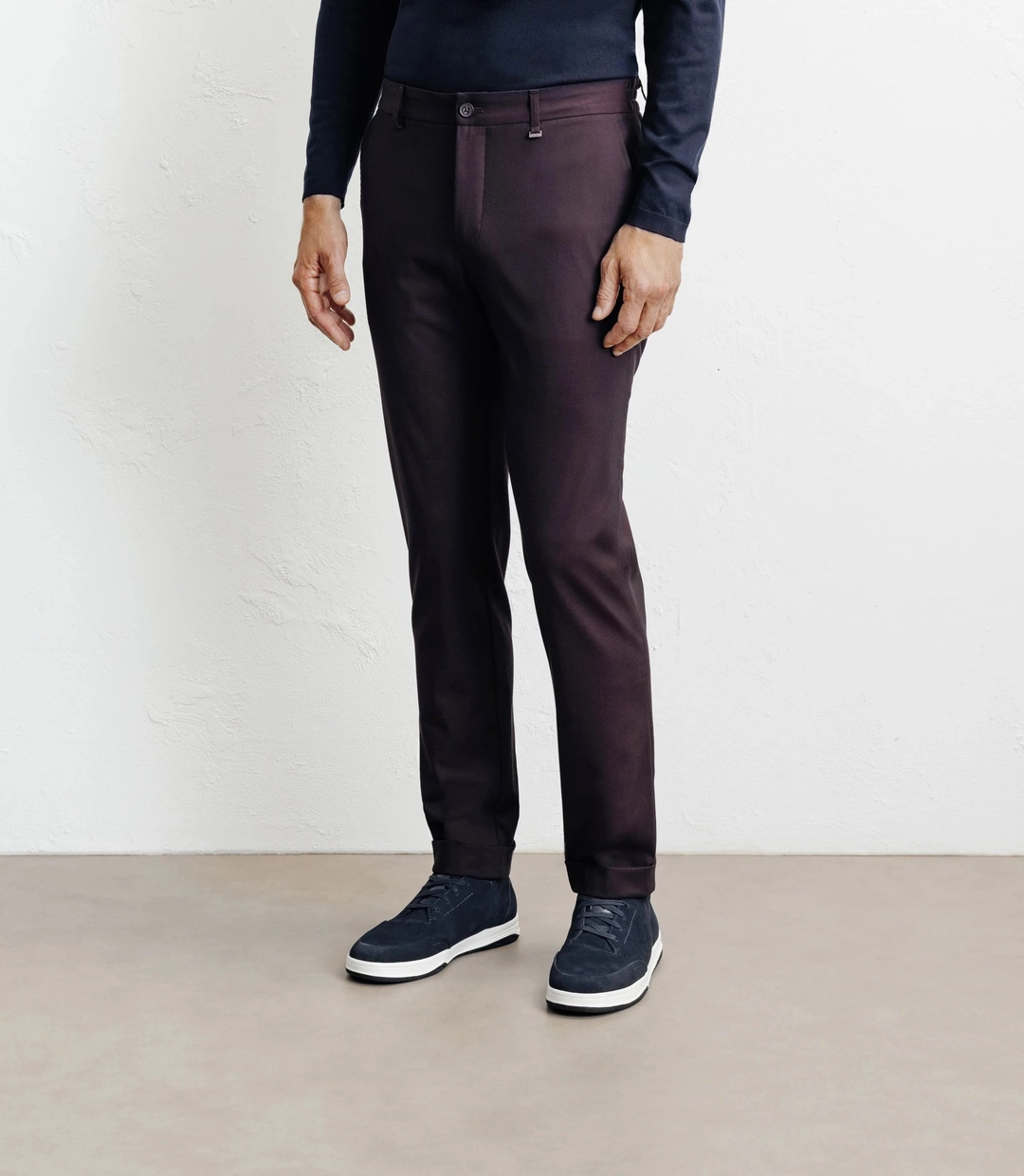 IZAC - Pantalon armuré bordeaux