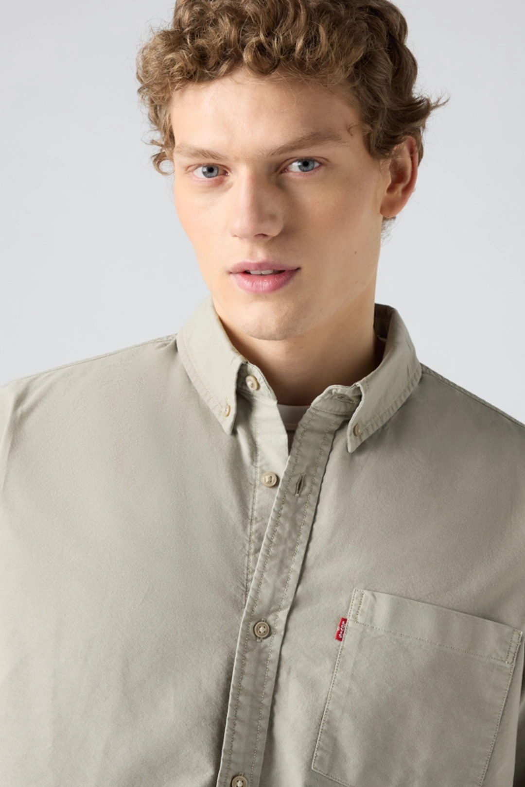Levi's Chemise Boxy Zandt - Homme - Rose / Woodrose Garment Dye - XL - 2