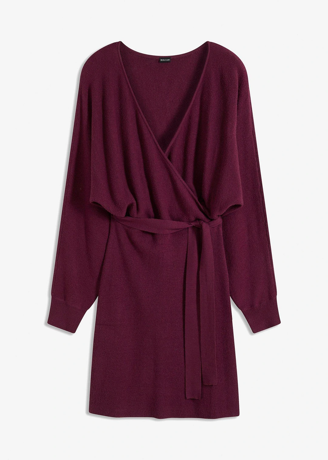 Robe en maille de viscose mélangée