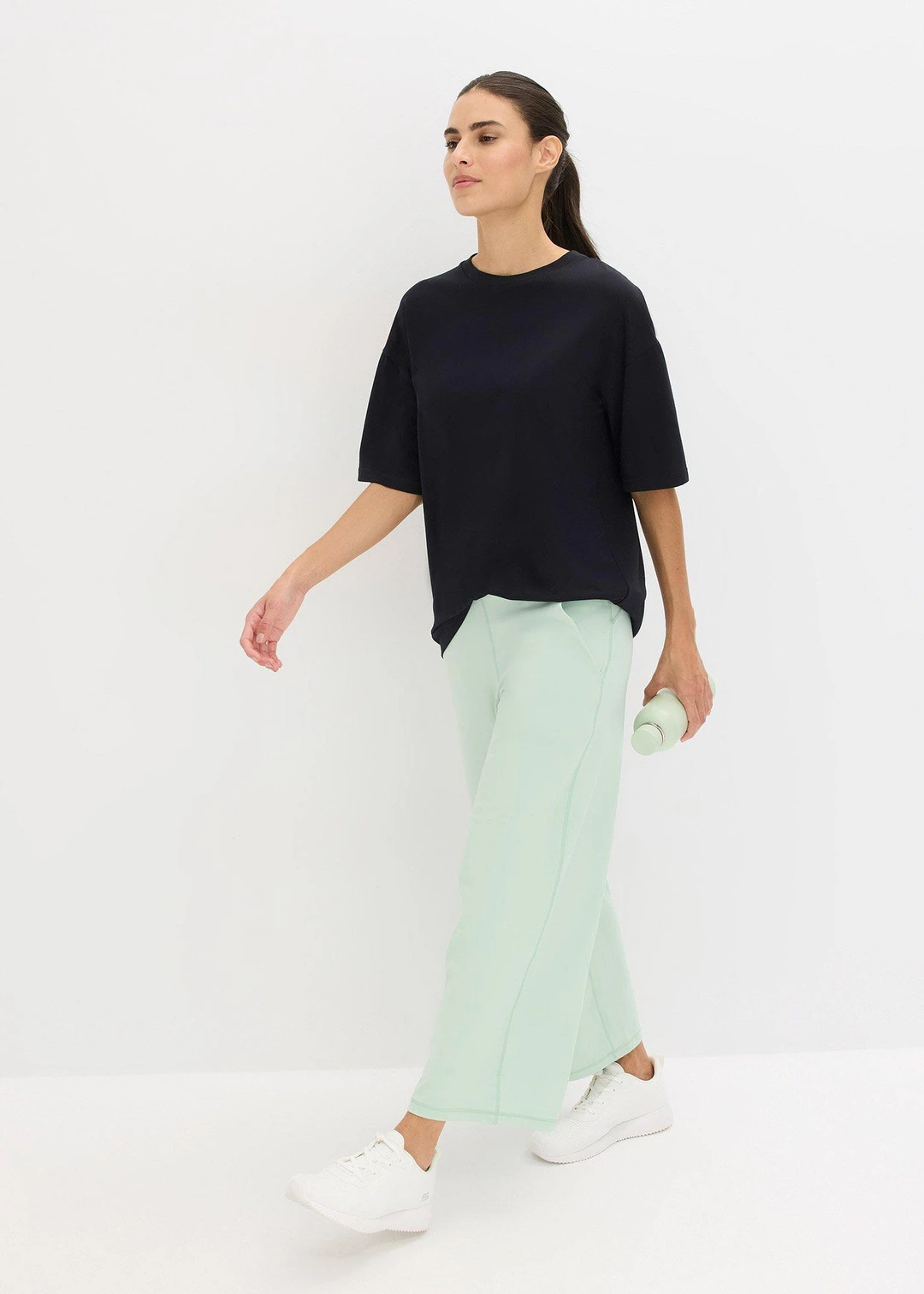T-shirt de sport oversize avec coton, séchage rapide - 2