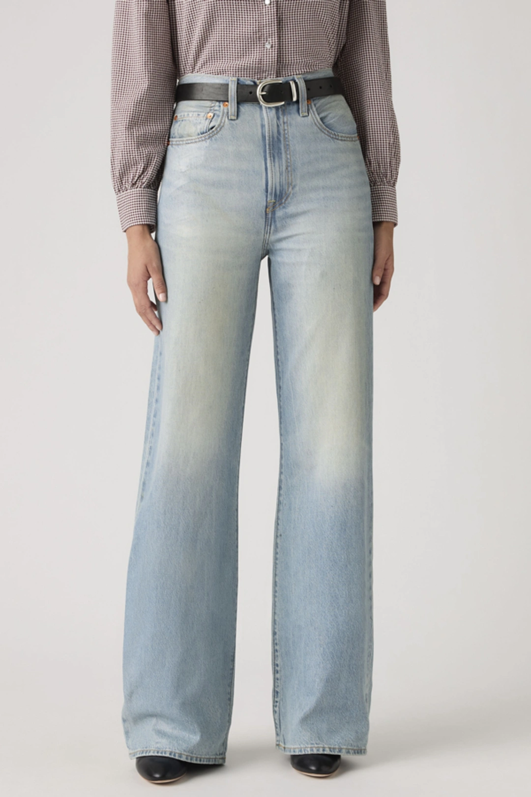 Levi's Pantalon Ribcage Wide Leg - Femme - Marron / Hot Fudge - 33X32 - 2