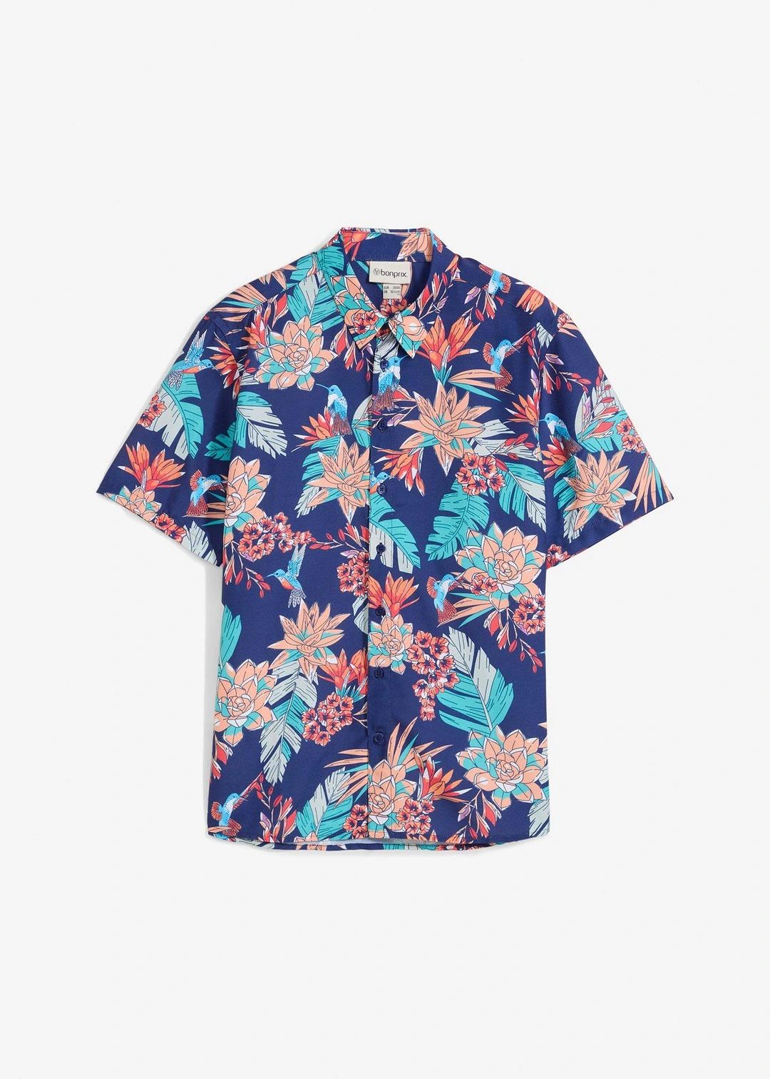 Chemise manches courtes en viscose