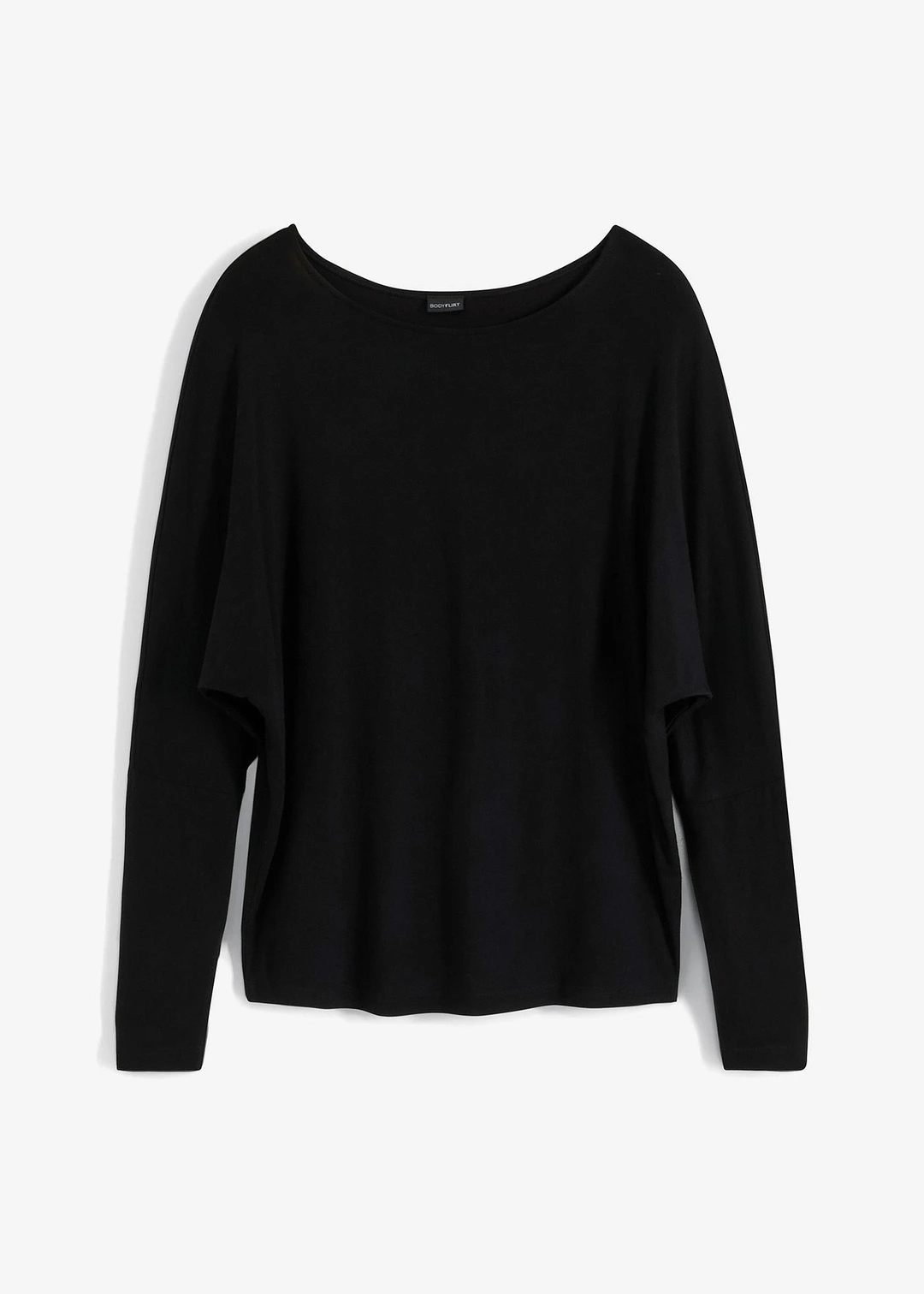 T-shirt manches longues en viscose douce et extensible