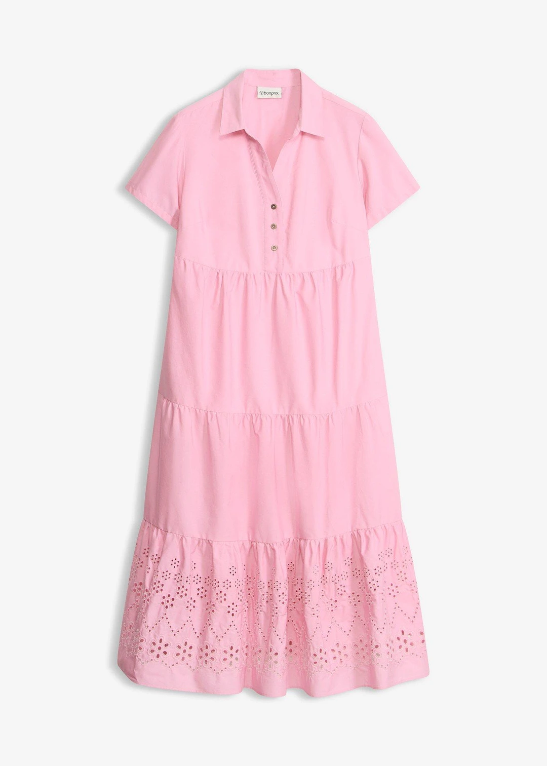 Robe 100% coton avec broderies anglaises