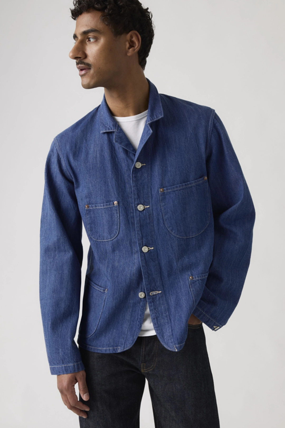 Levi's Vintage Clothing Sack Coat XIXe Siècle - Homme - Bleu / Rinse LVC - XL