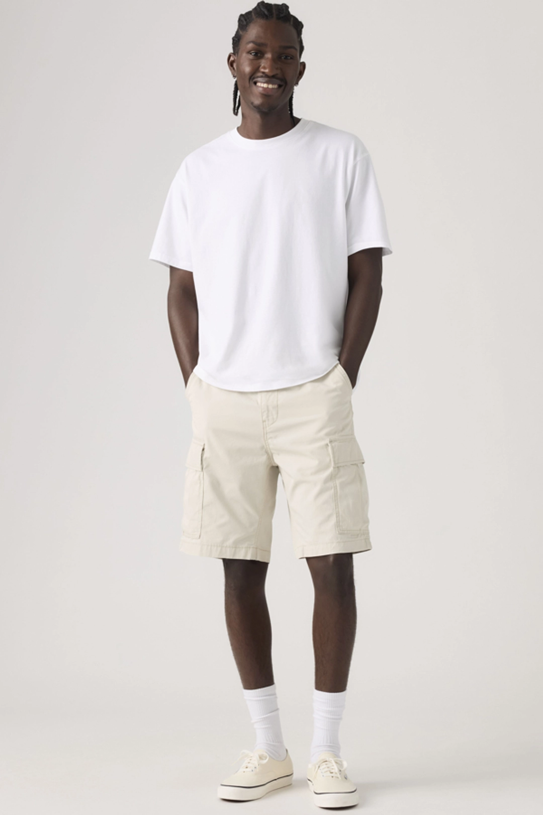 Levi's Carrier Cargo Shorts - Homme - Noir / Meteorite Lightweight - 36