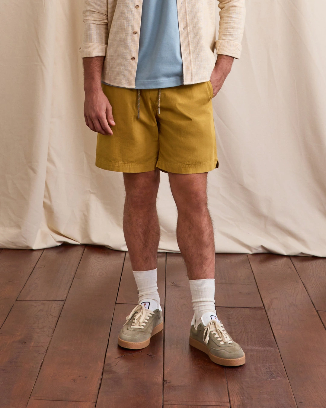 Short vert clair coton - MILLY
