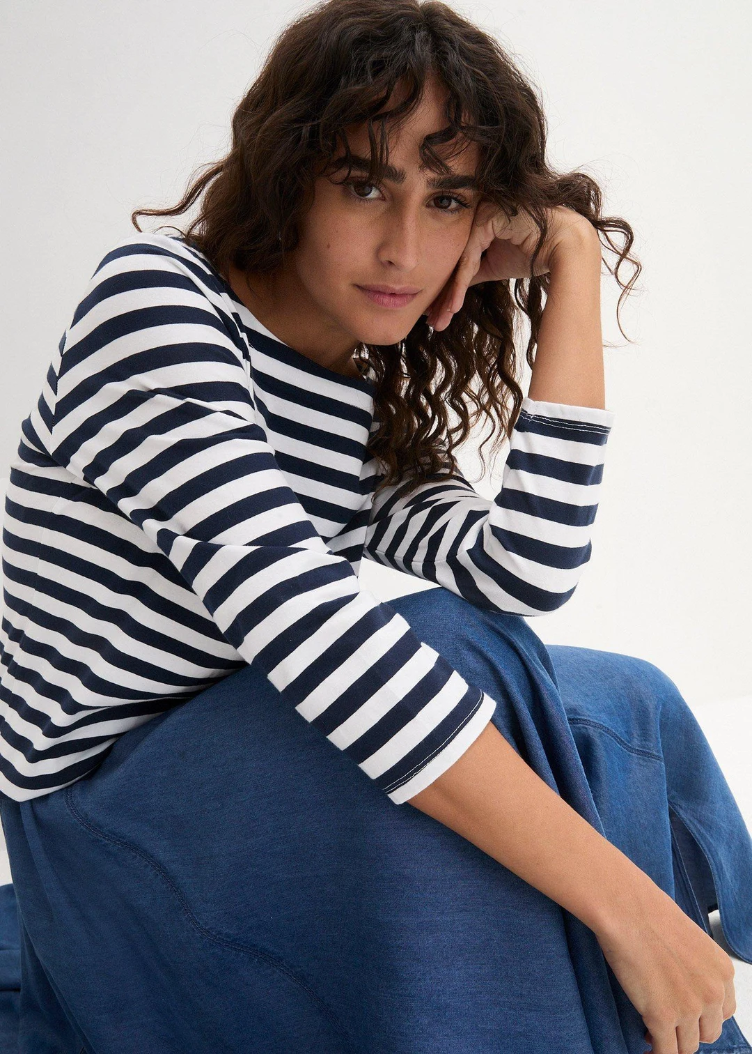 T-shirt à encolure bateau