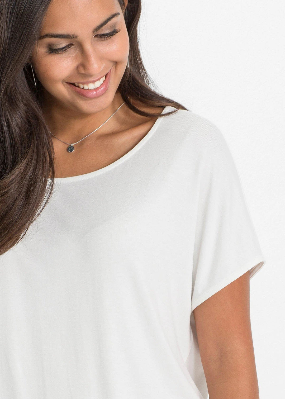 T-shirt doux en viscose extensible - 3