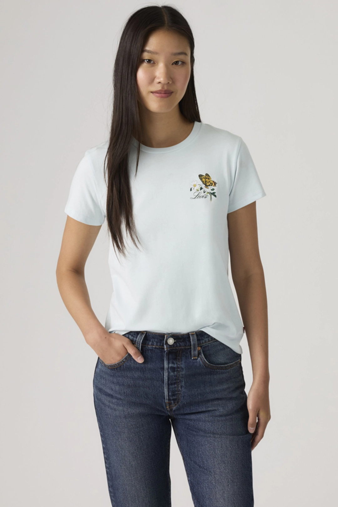 Levi's T Shirt Perfect - Femme - Rose / Crystal Pink - 2XS