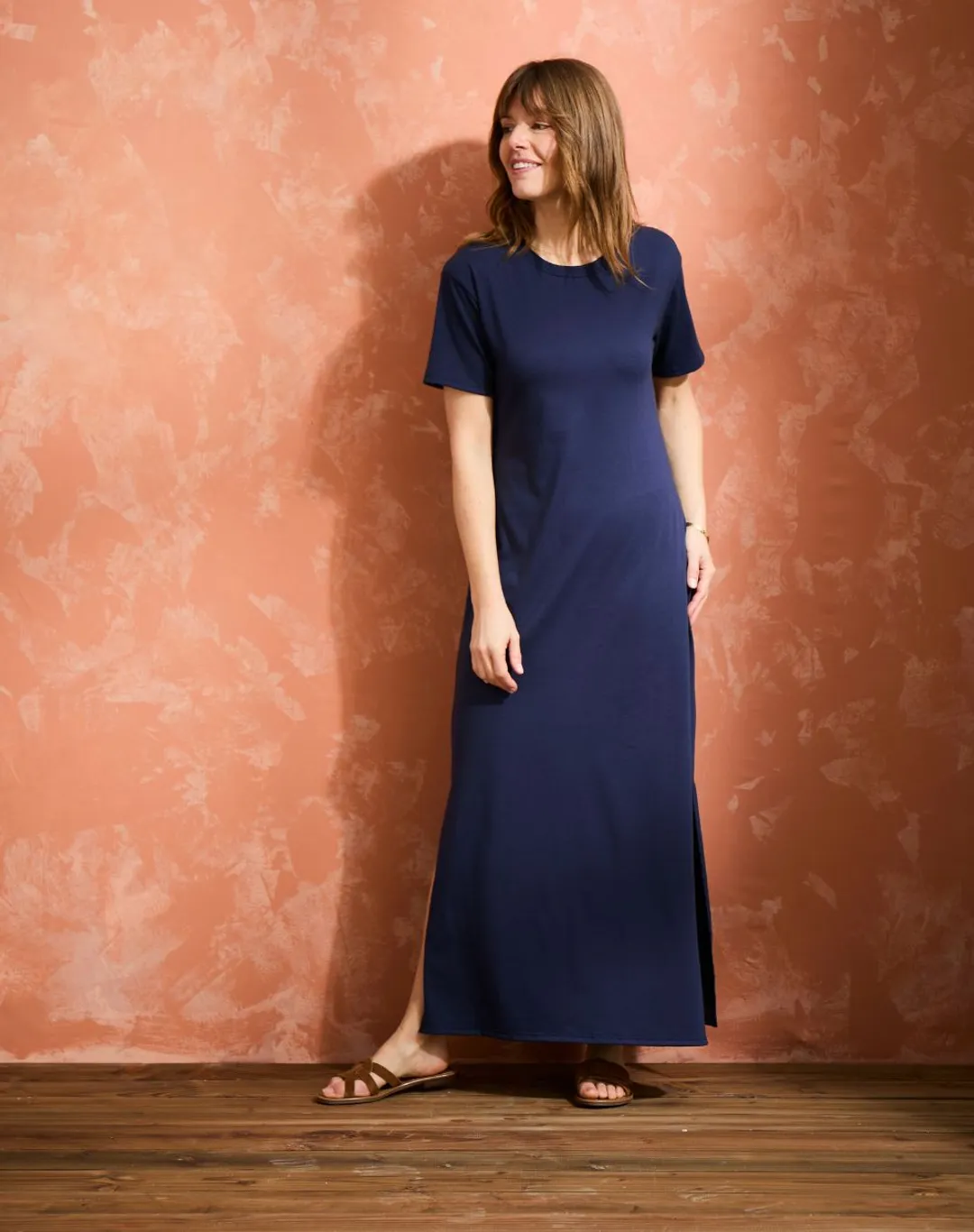 Robe maxi - Marine - Taille XS - Lemahieu