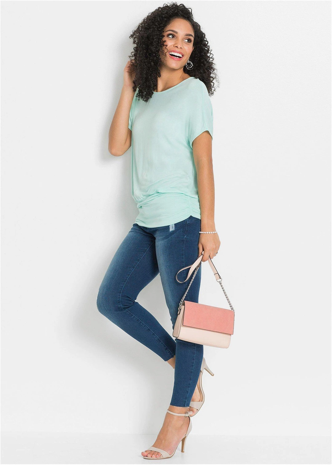 T-shirt doux en viscose extensible - 2