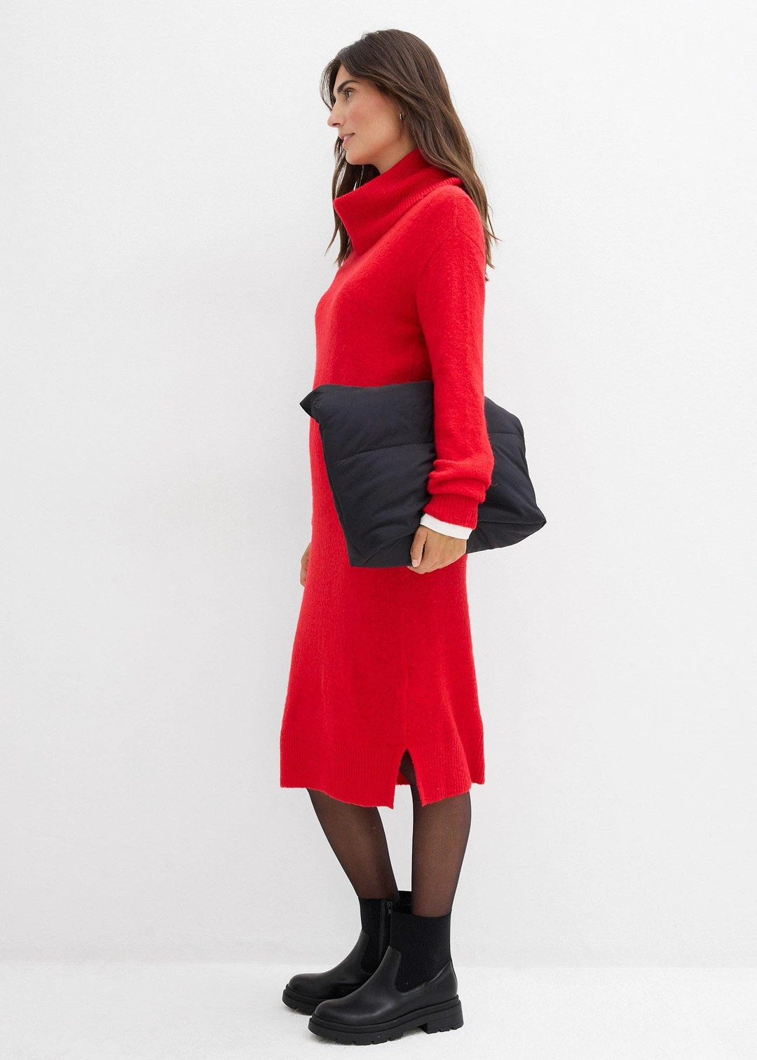 Robe pull oversize à col boule - 2