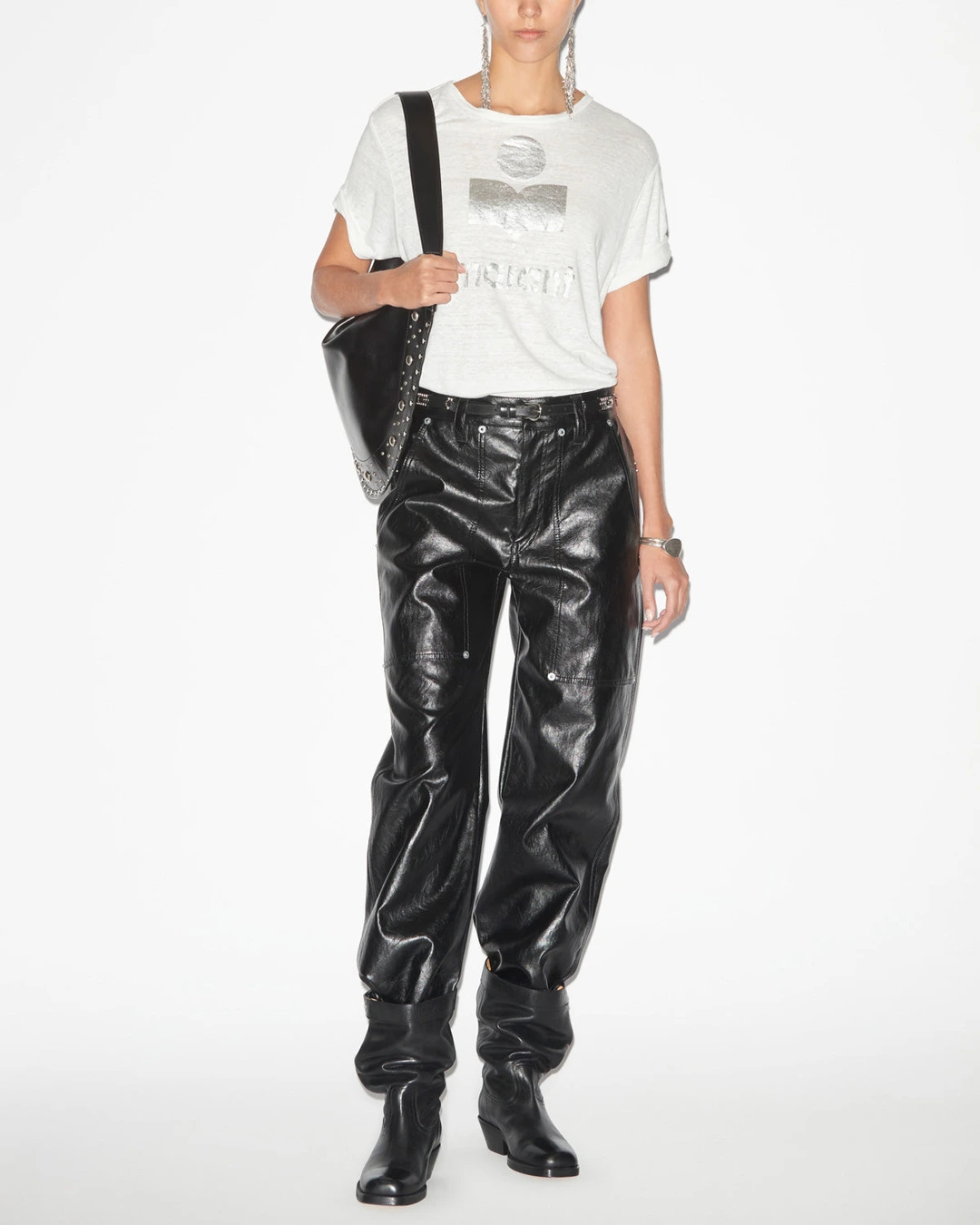 T-shirt Zewel - Femme - Noir - Taille L - Marant Étoile - 4