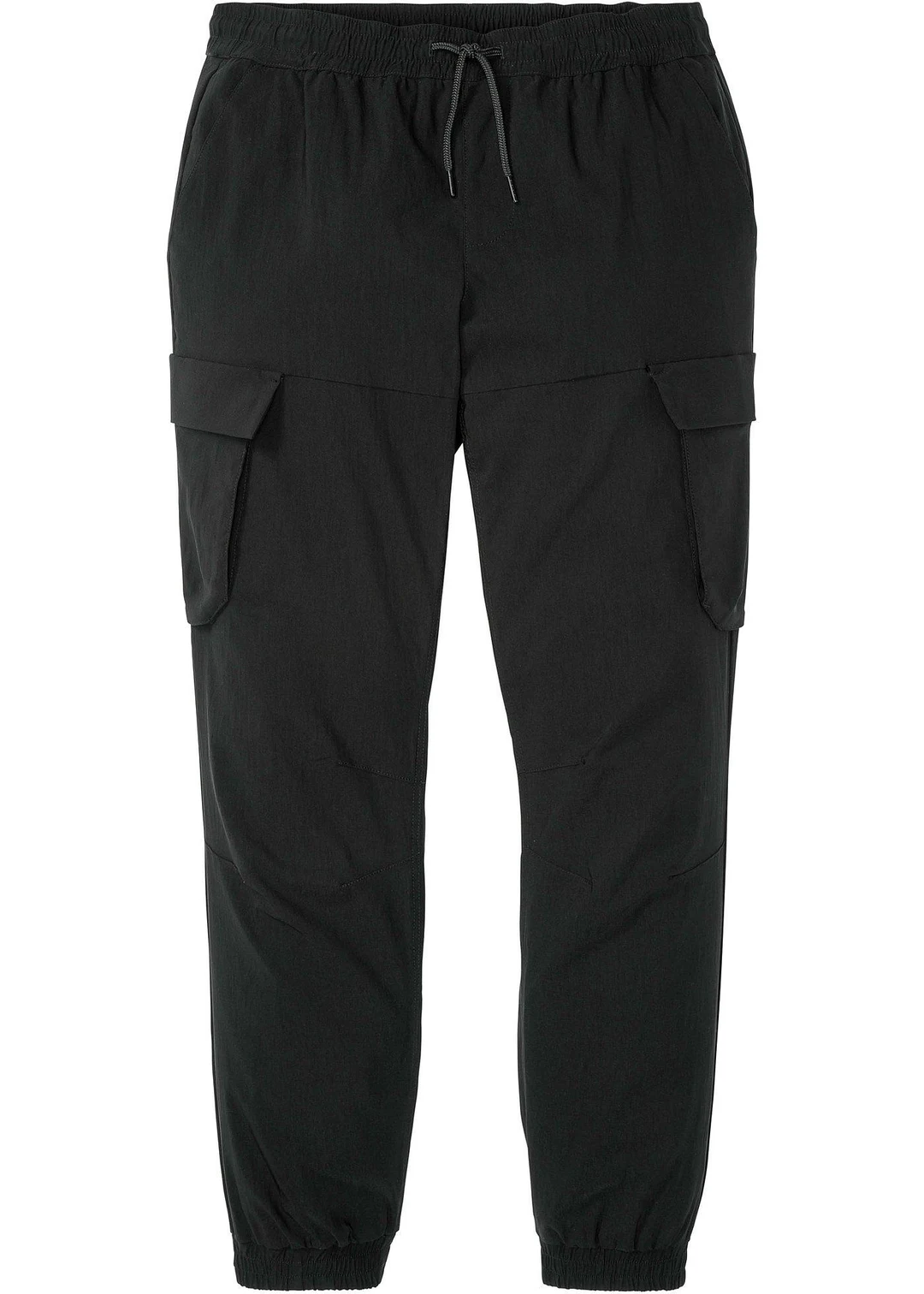Pantalon taille extensible avec poches cargo, droit et regular