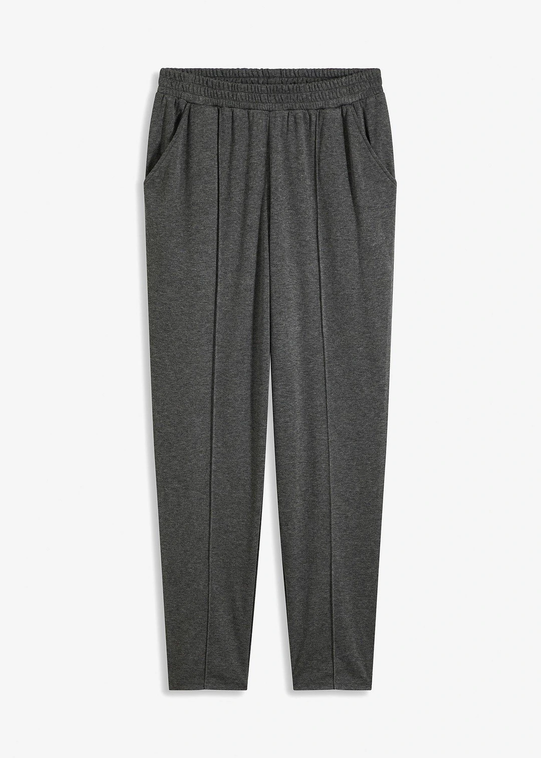 Pantalon élastiqué avec nervures devant