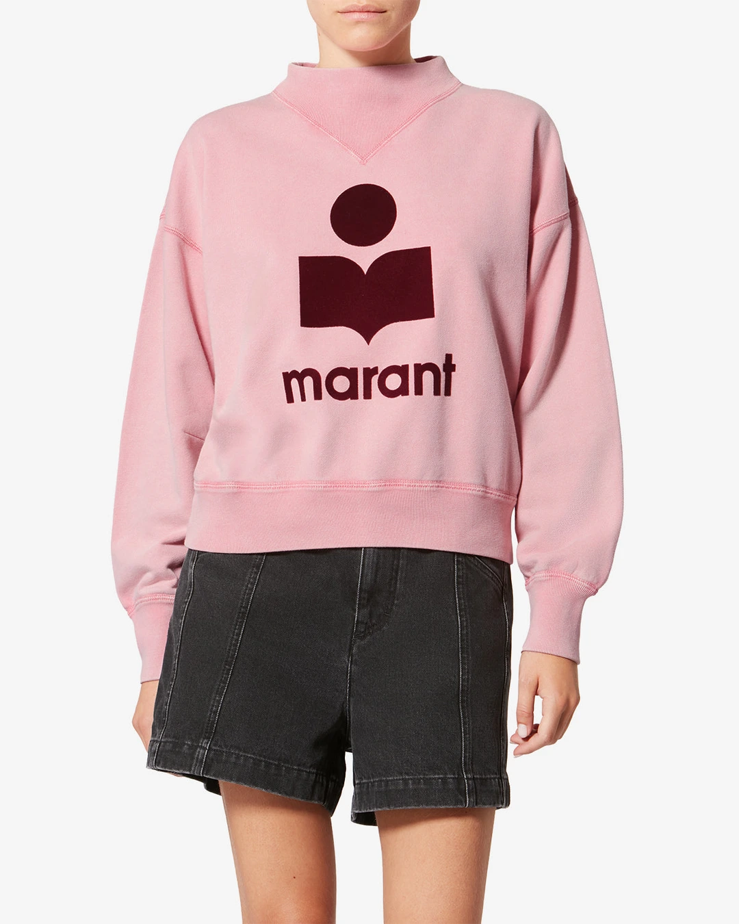 Sweat Shirt Moby - Femme - Bubblegum-bordeaux - Taille 42 - Marant Étoile - 5