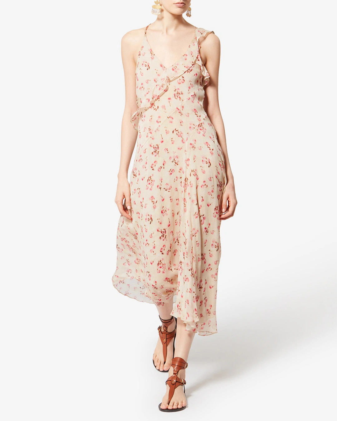 Robe Luxie - Femme - Beige - Taille 42 - Marant Étoile - 4