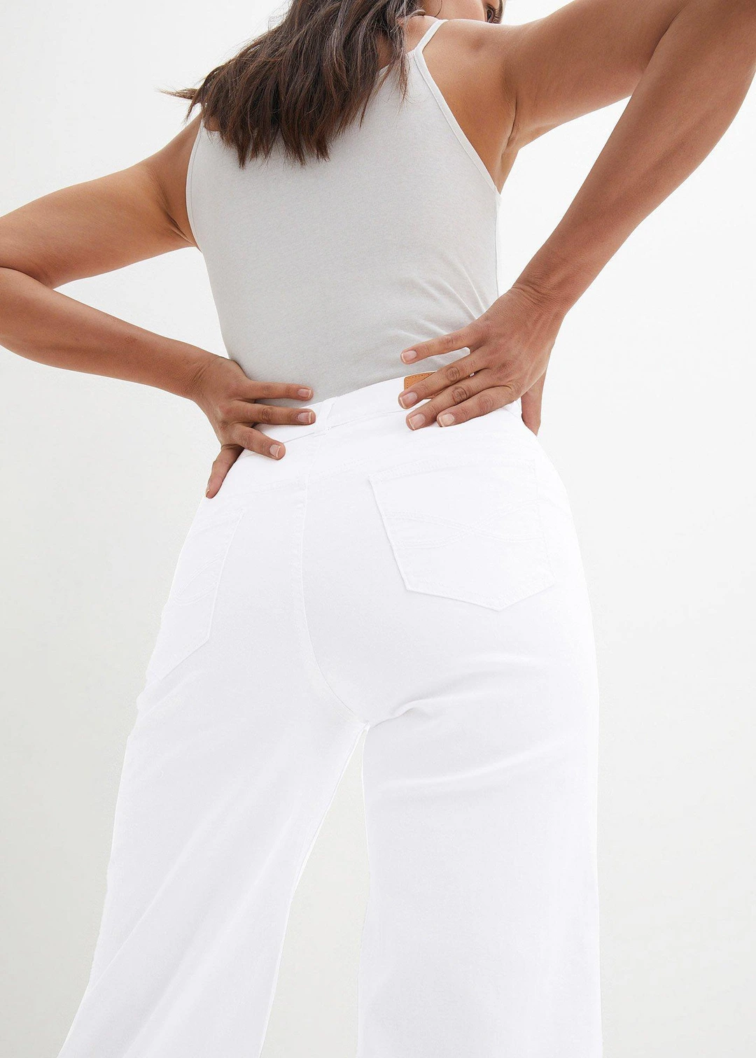 Jean large 7/8 extensible - 3