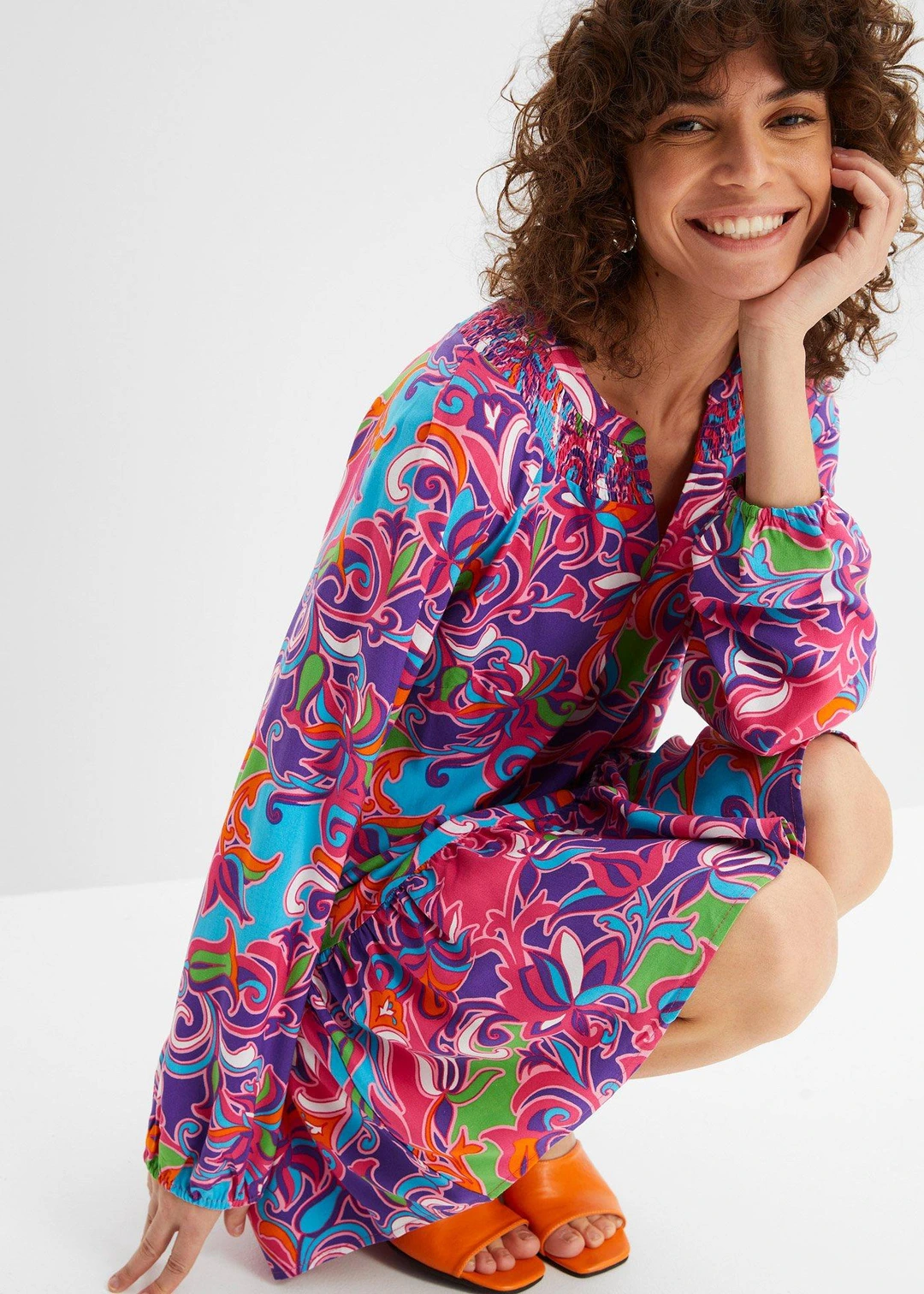 Robe-tunique en viscose fluide - 3