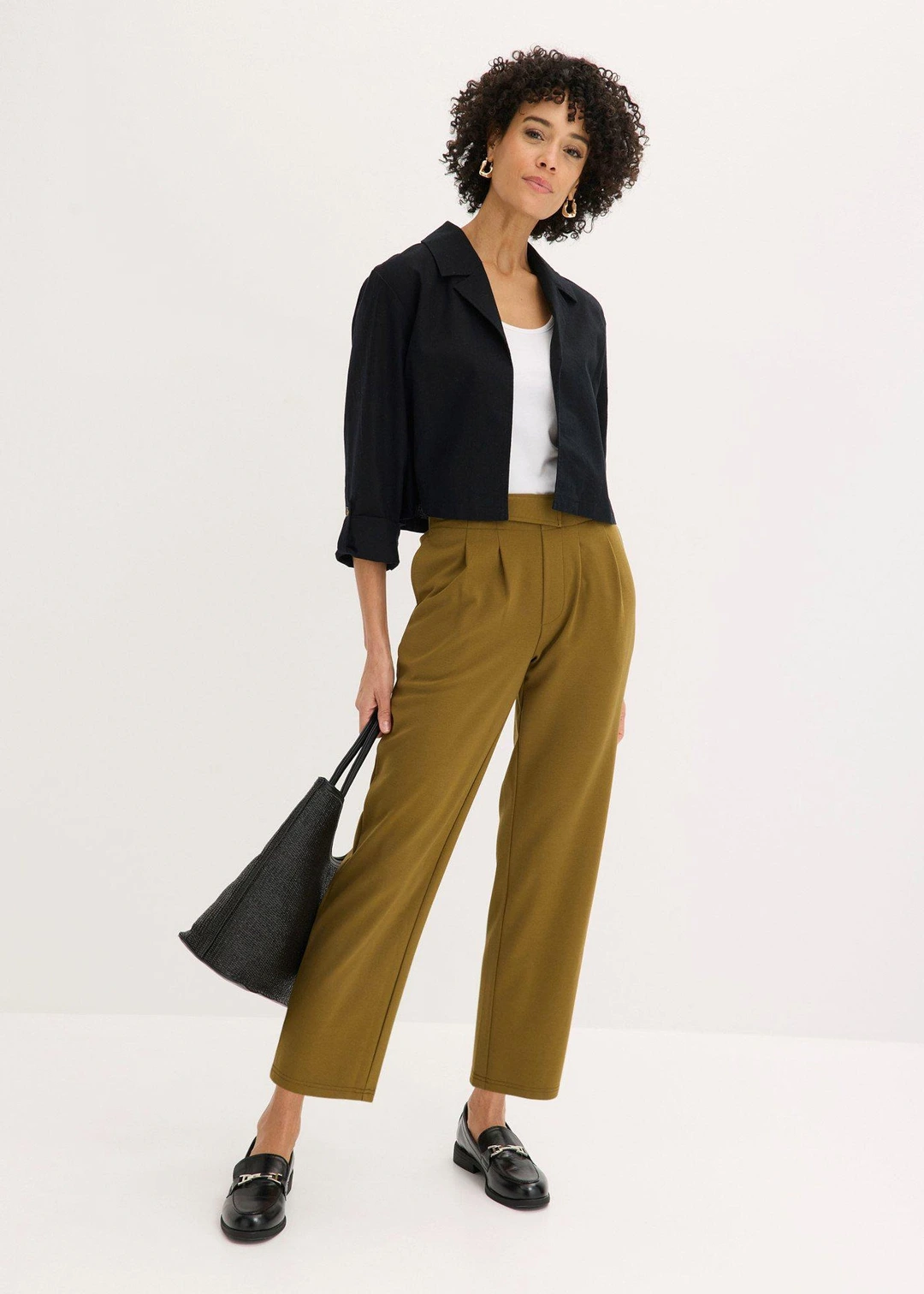 Pantalon barrel à pinces - 2