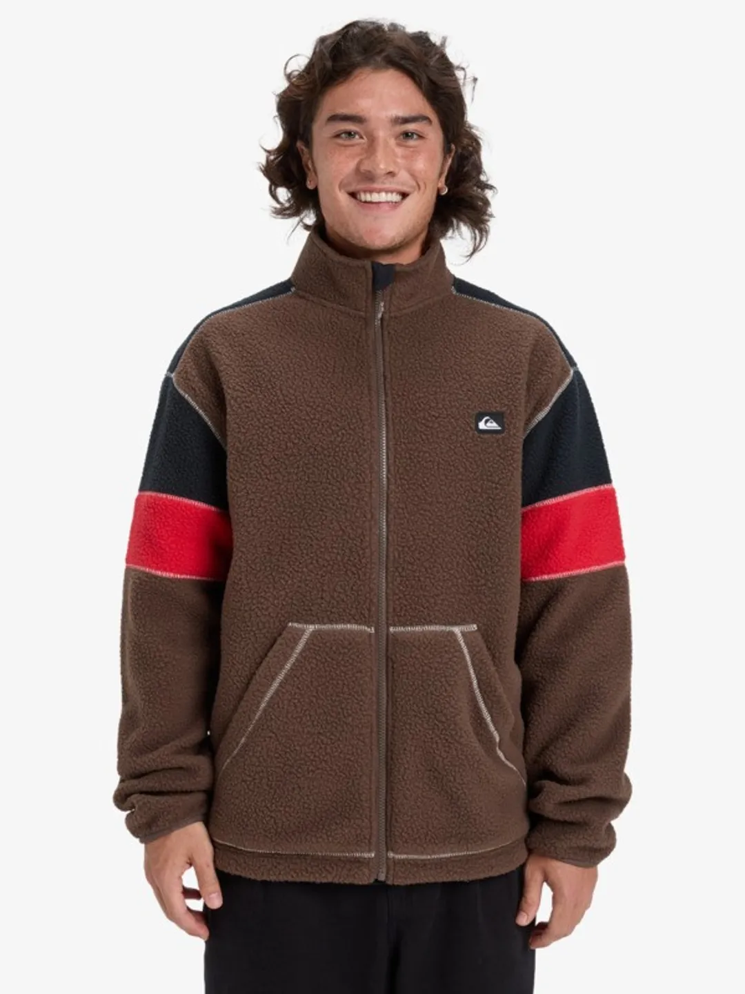 Clean Coast Block - Polaire zippée pour Homme Vert