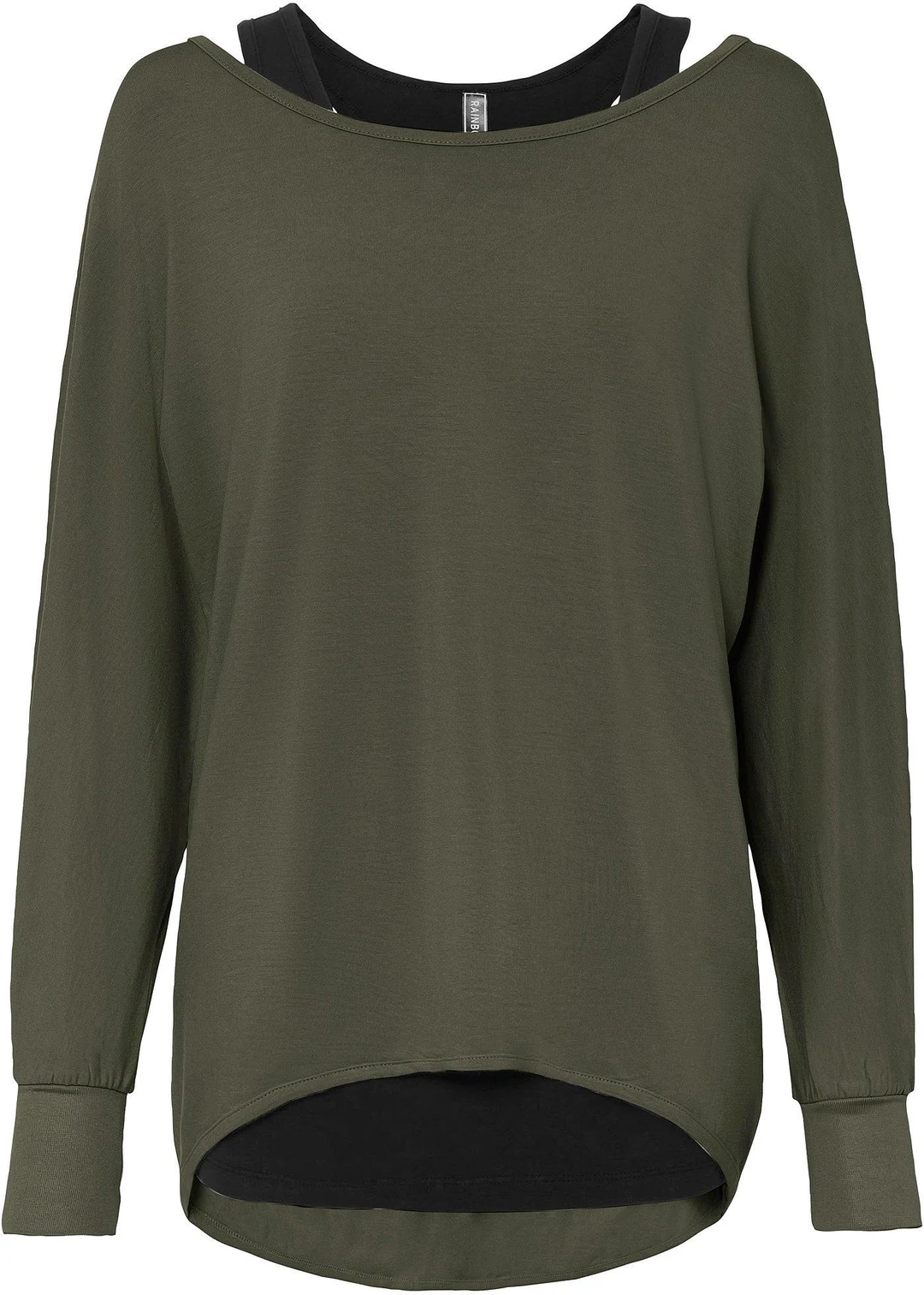 T-shirt long et top en viscose extensible