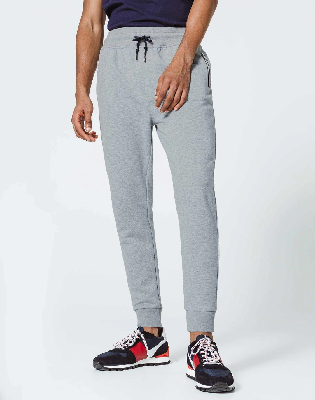 IZAC - Pantalon Jogging Gris Chiné