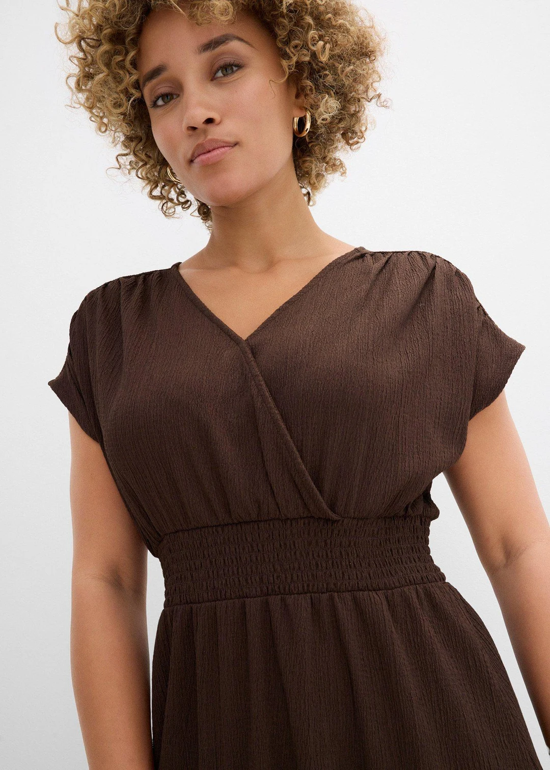 Robe en jersey crêpe aérien - 3
