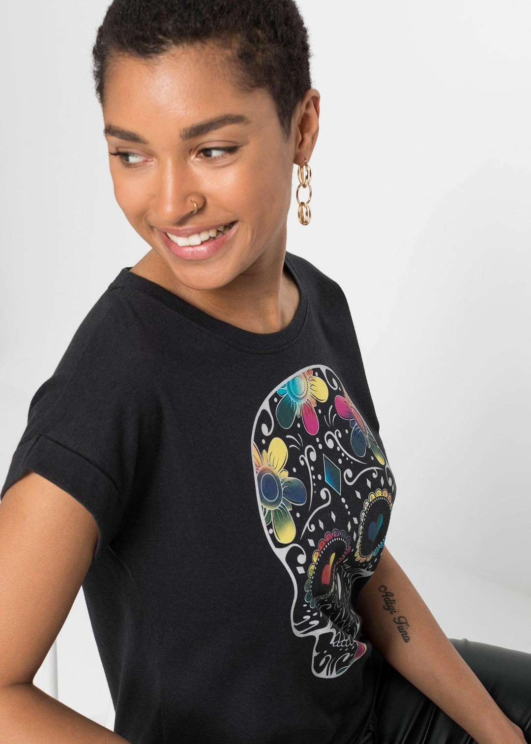 T-shirt doux en viscose mélangée - 3