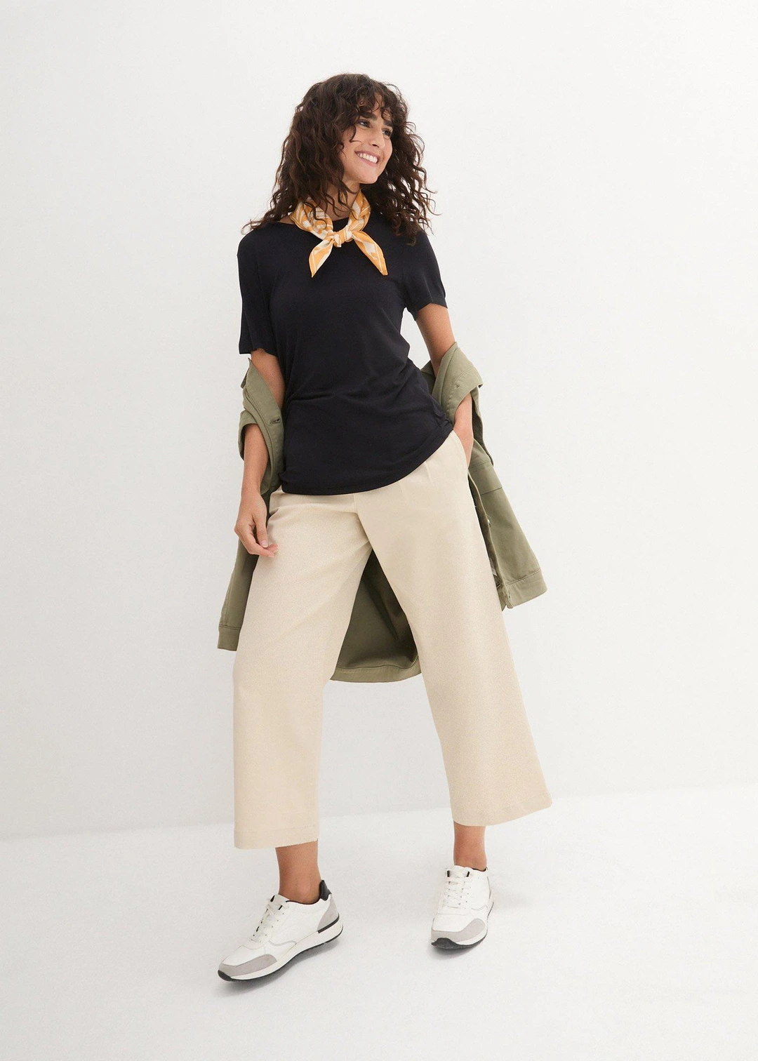 T-shirt long en viscose douce
