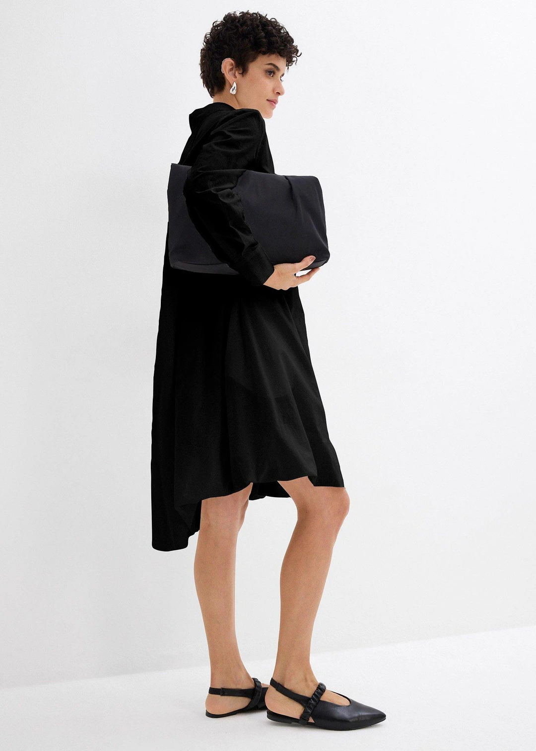 Robe-chemise 100% coton à base boule - 2