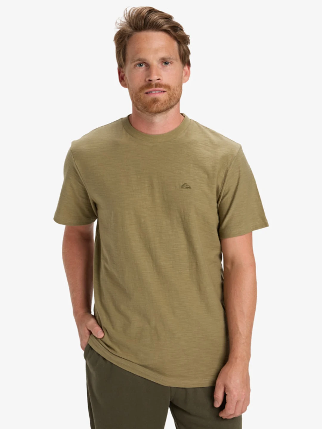 Slub Roundneck - T-Shirt à manches courtes pour Homme Noir