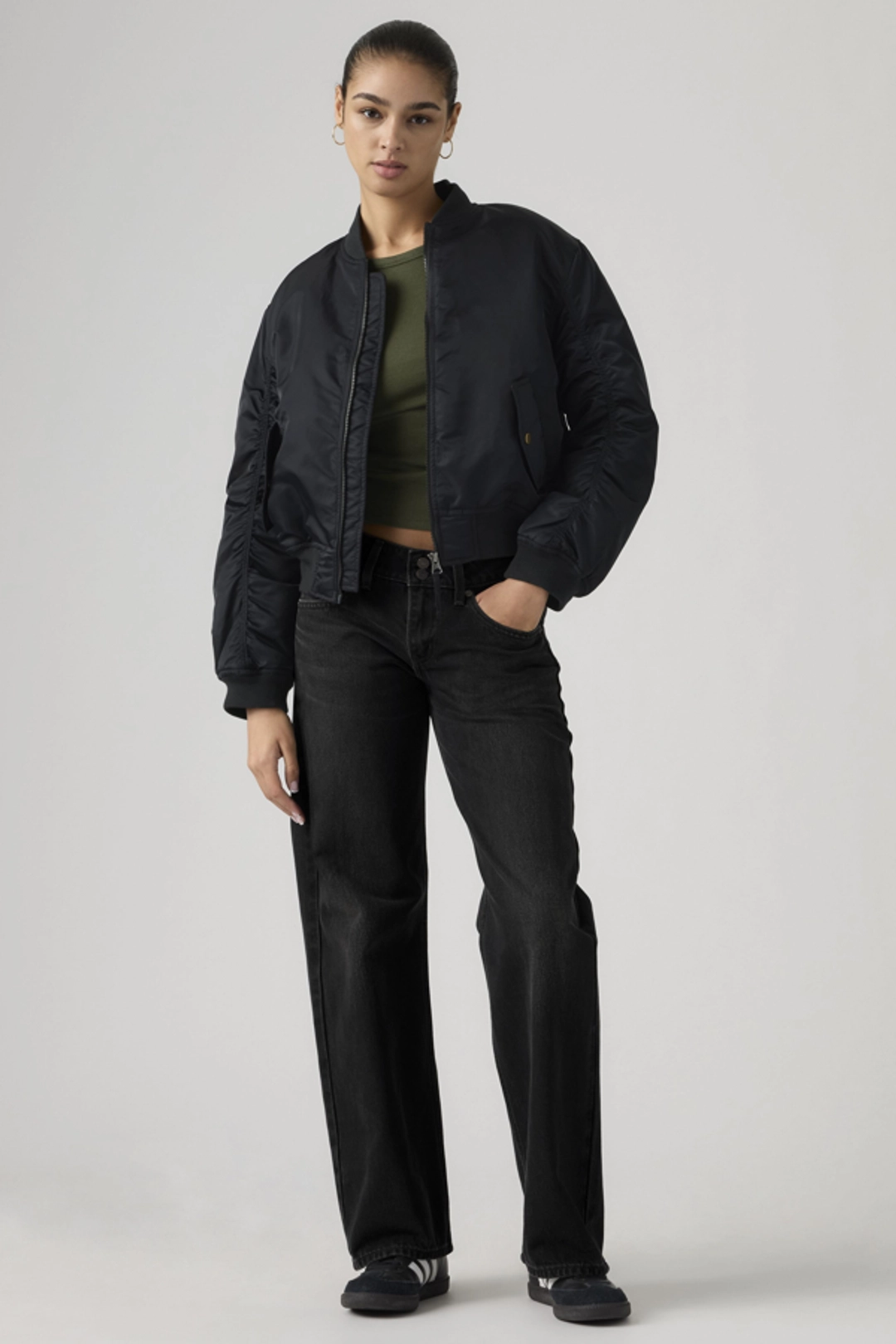 Levi's Jean Superlow Loose - Femme - Bleu / Abraided Art - 34X32