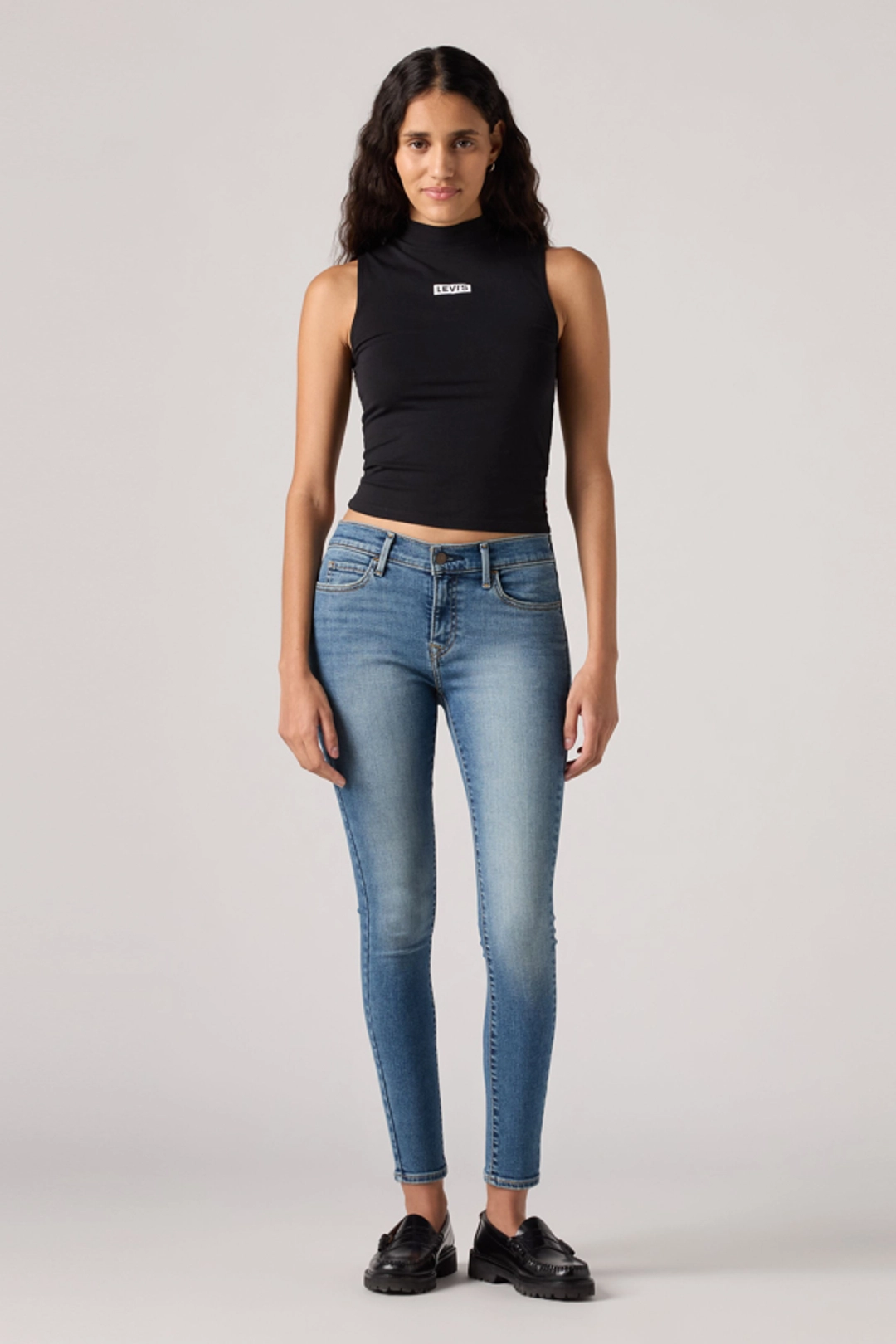 Levi's 710 Super Skinny Jeans - Femme - Noir / Secluded Echo - 31X30