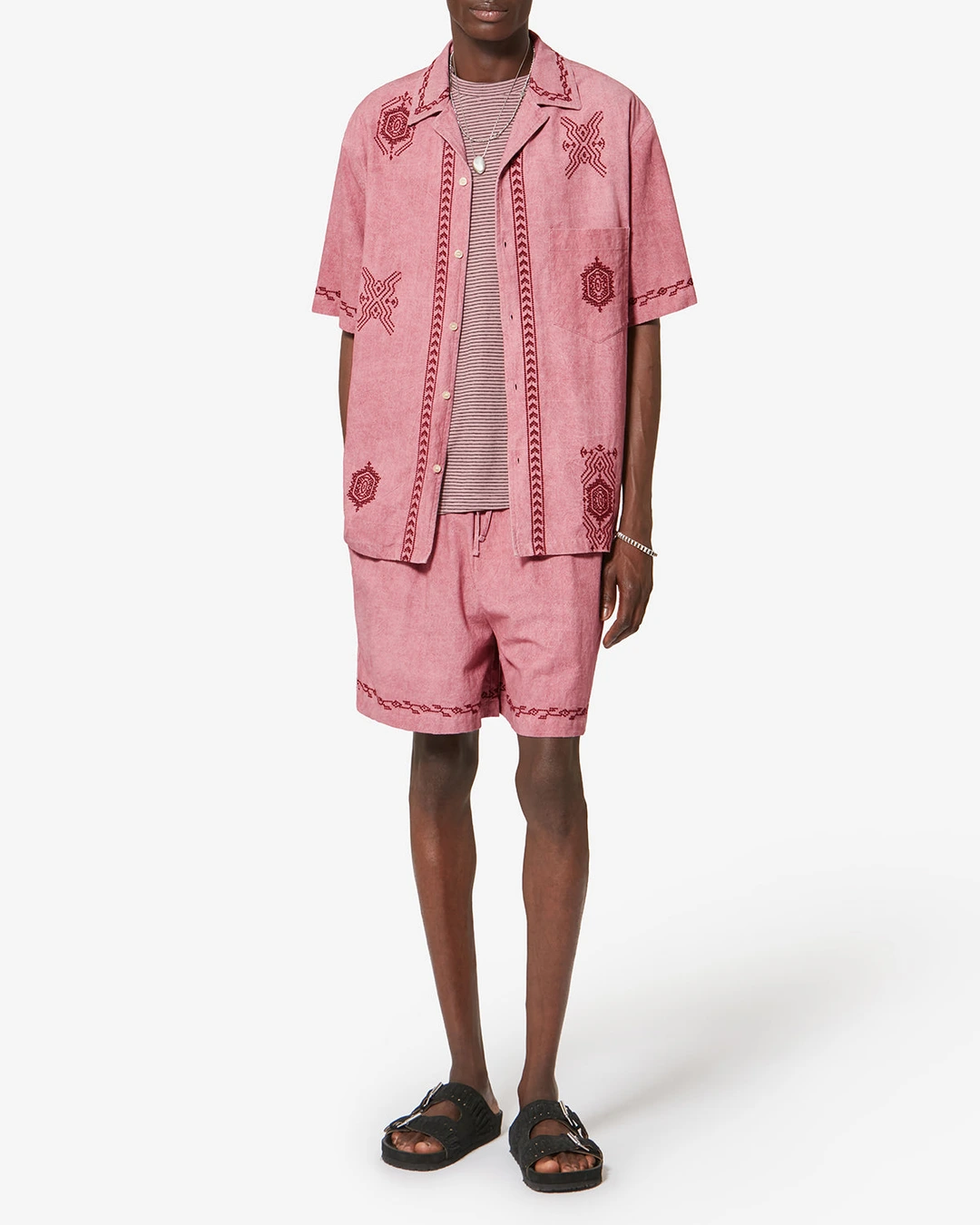 Short Zilan - Homme - Rose - Taille L - 3