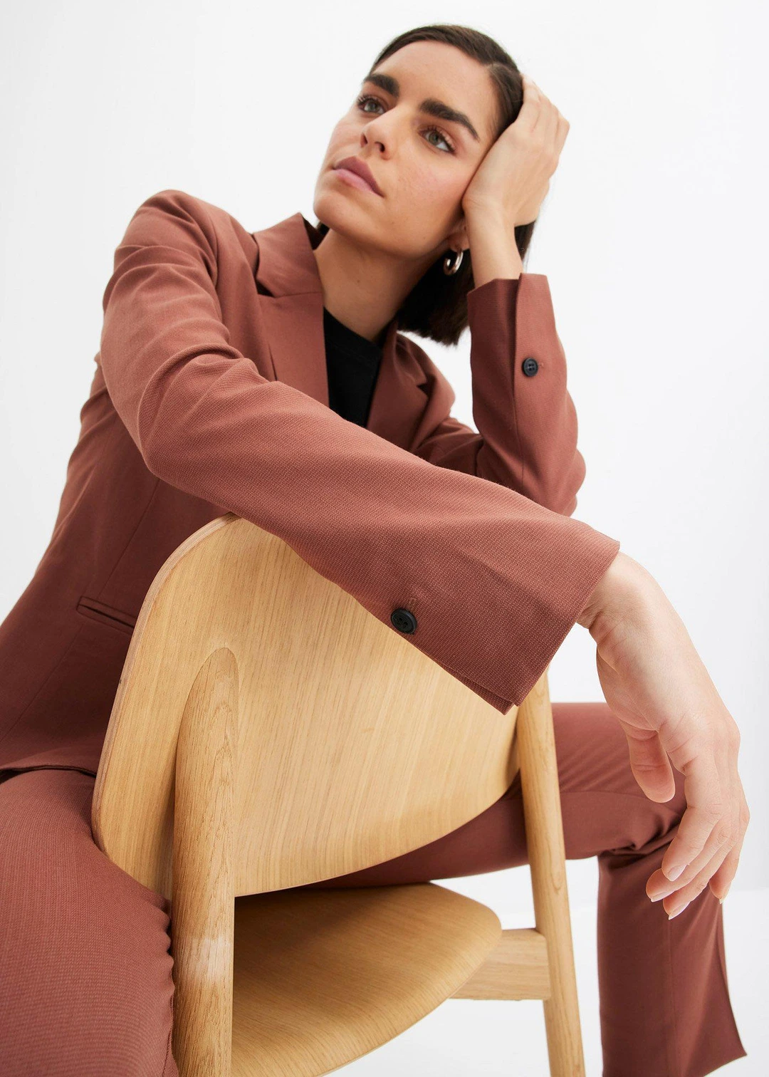 Blazer à poches passepoilées