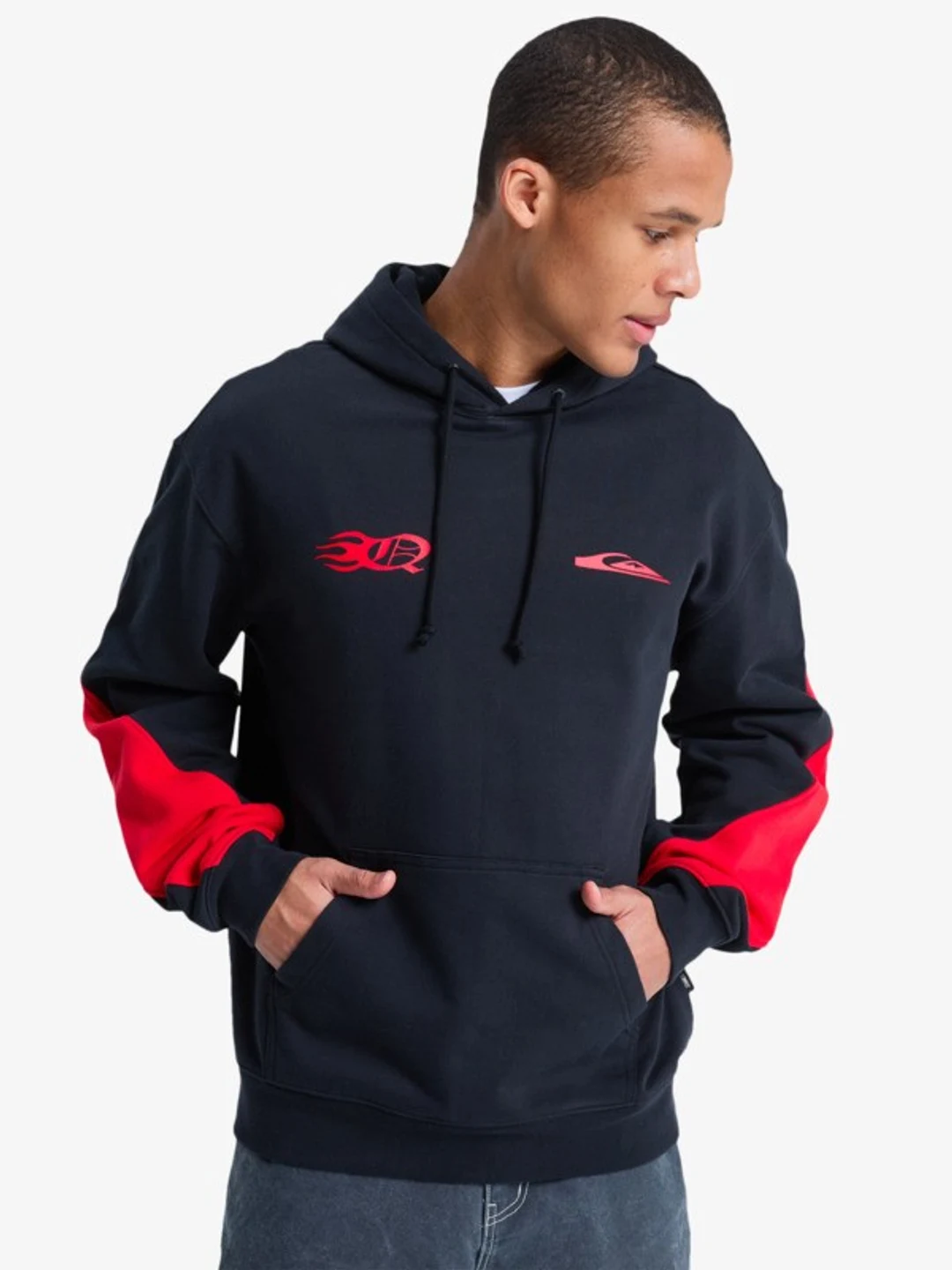 Mercury Trident - Sweat à capuche pour Homme Noir