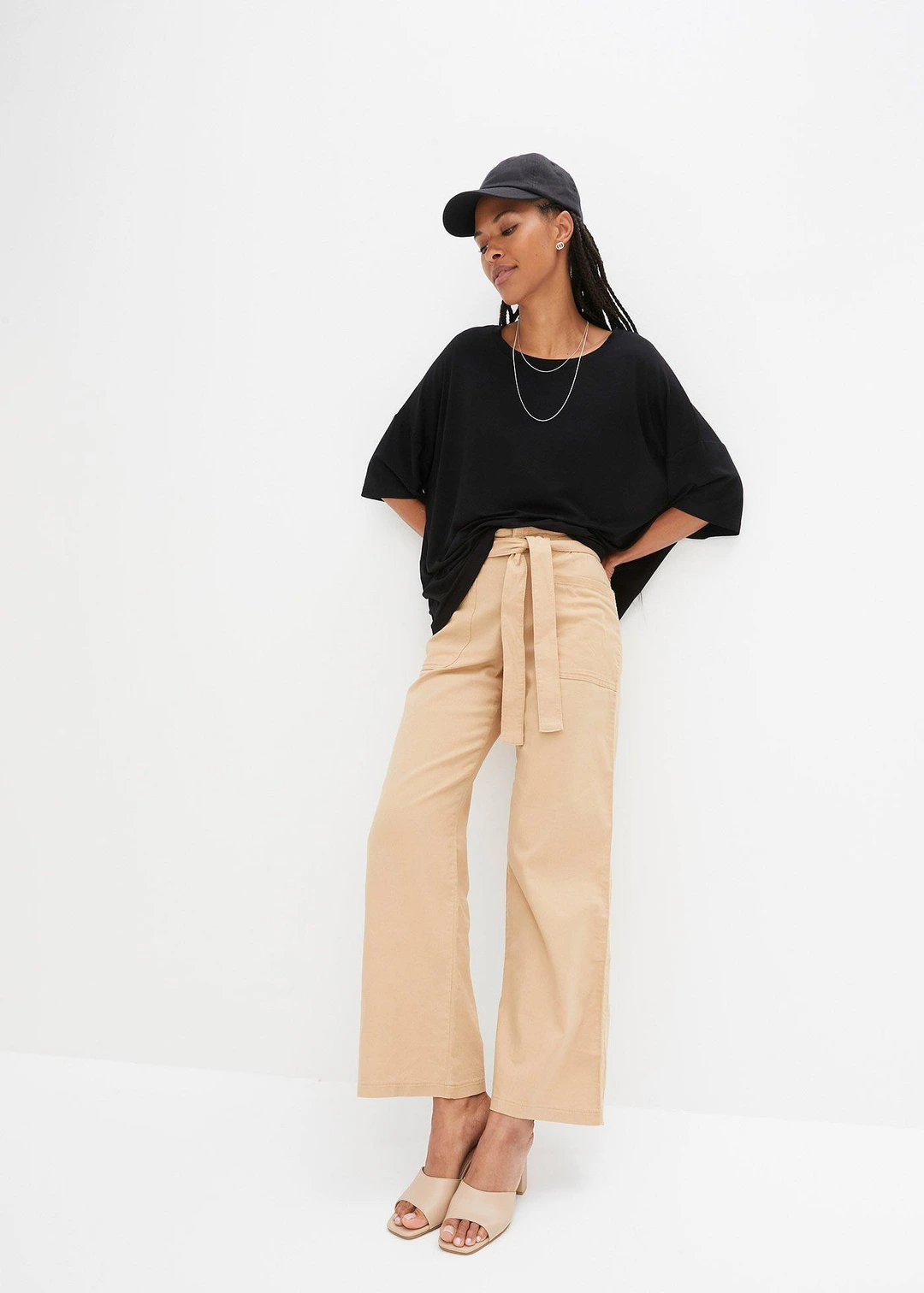 T-shirt oversize en viscose fluide - 2
