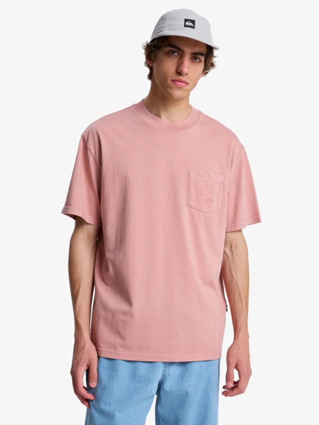 Oxni Washed - T-Shirt à manches courtes pour Homme Beige