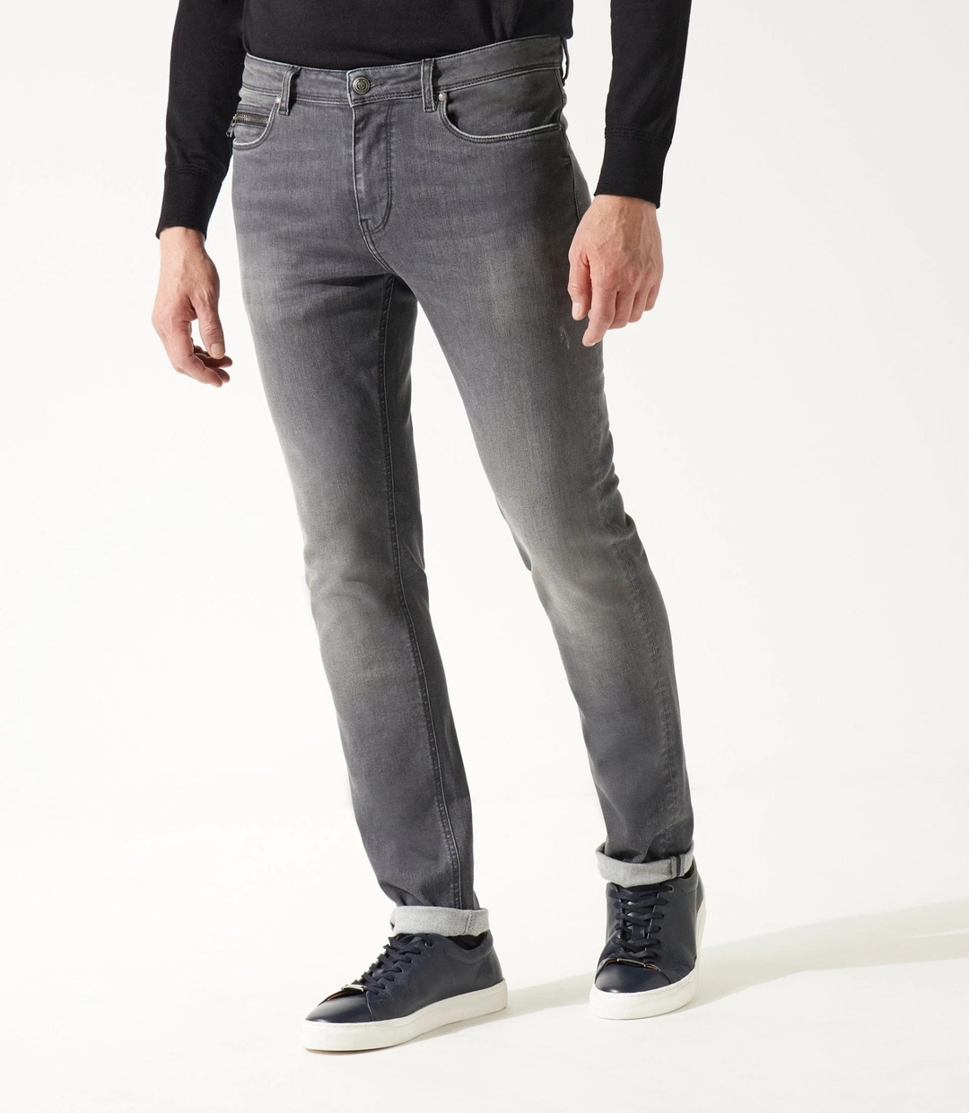 IZAC - Jean slim gris moyen EFFET