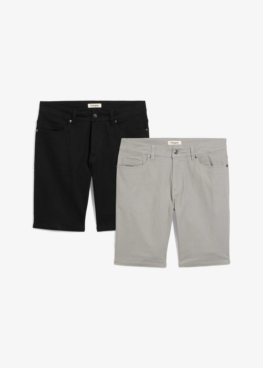 Lot de 2 bermudas extensibles, regular