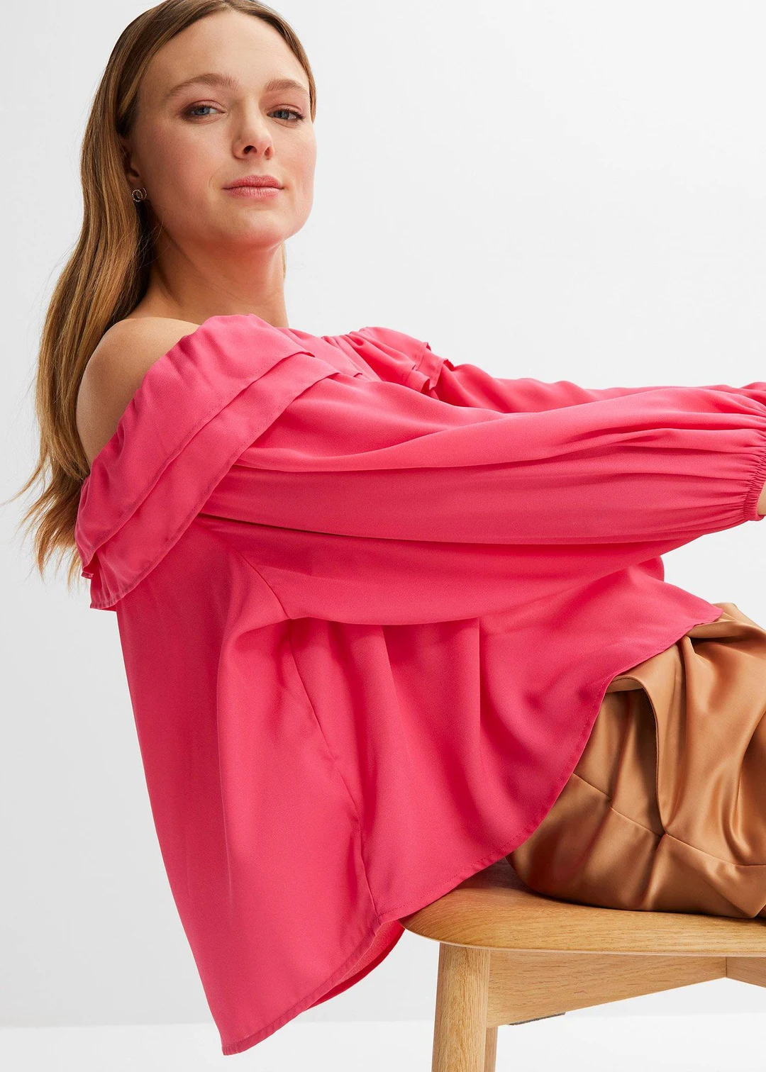 Blouse Carmen en polyester