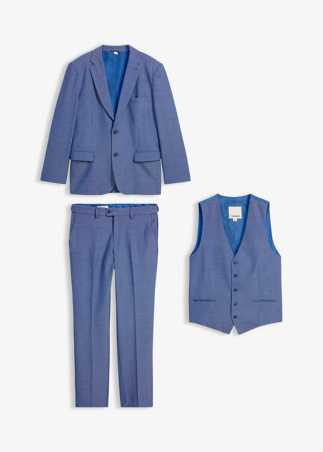 Costume 3 pièces avec gilet, regular