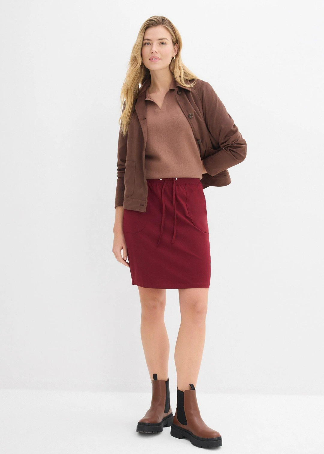 Jupe extensible en coton - 2