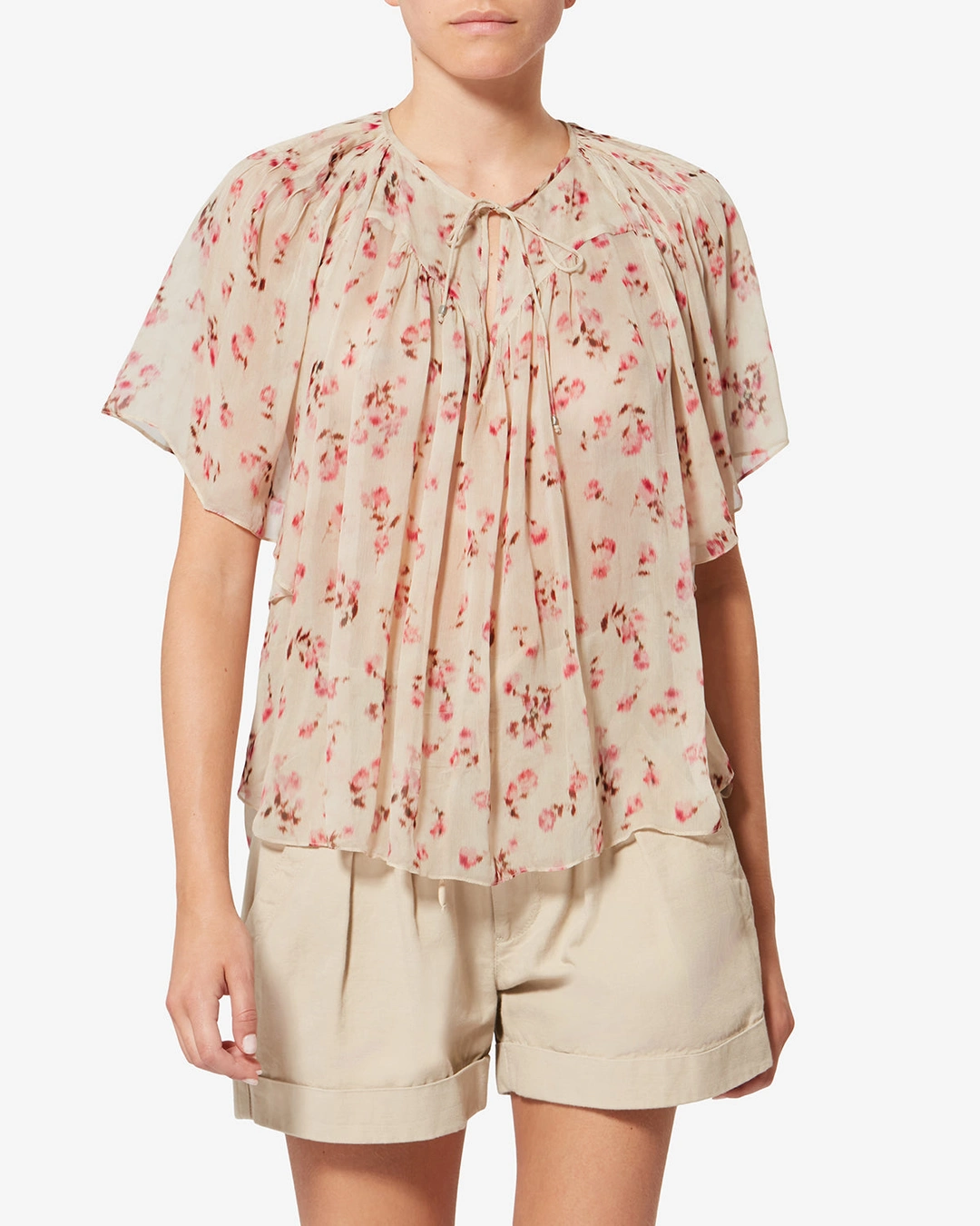 Blouse Neslya - Femme - Beige - Taille 44 - Marant Étoile - 5