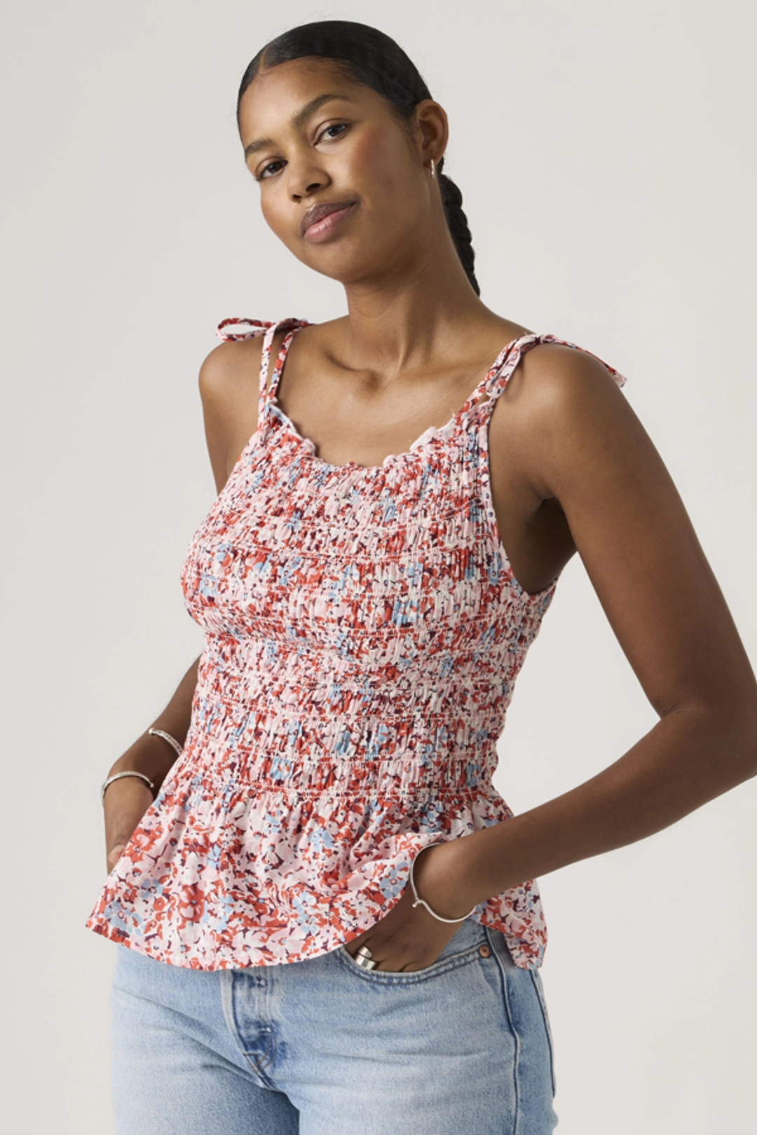 Levi's Blouse Sans Manche Monaco - Femme - Noir / Springtime Dobby - XS
