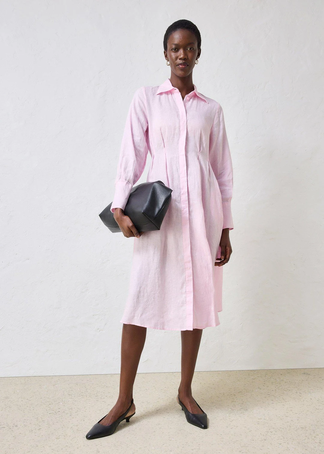 Robe-chemise 100% lin - 2
