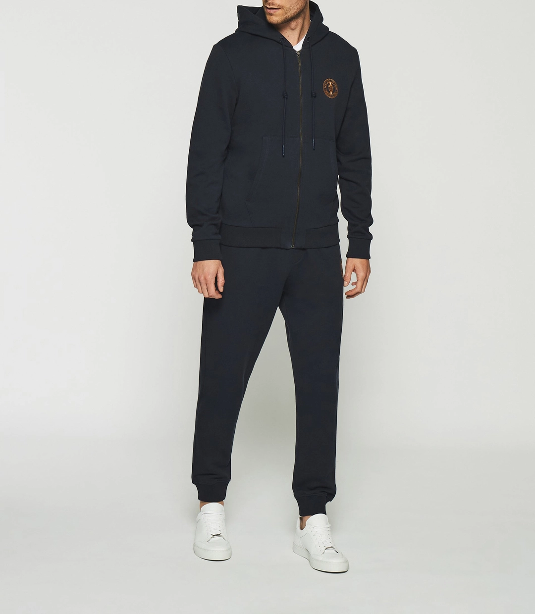 IZAC - Gilet zippé à capuche marine SWDOGAN